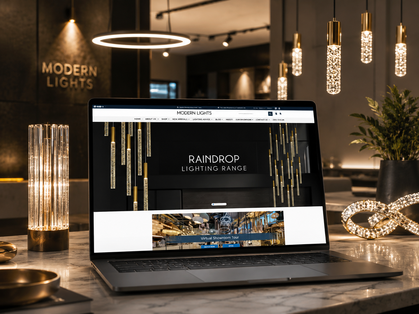 Modern Lights ecommerce case study