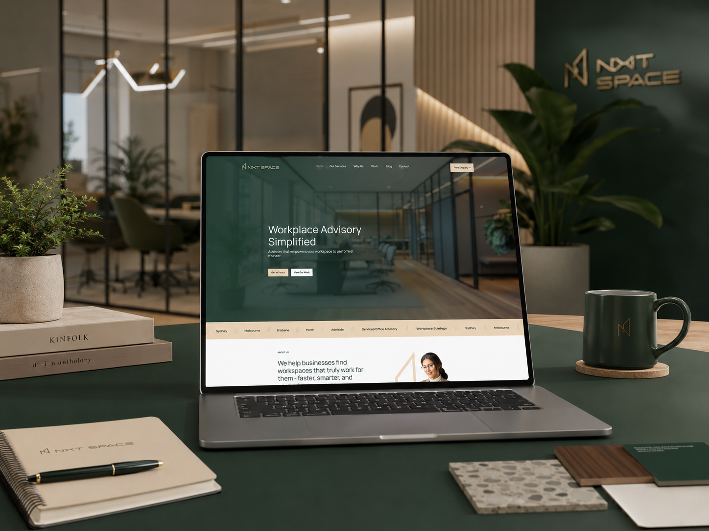 Next Space case study website design