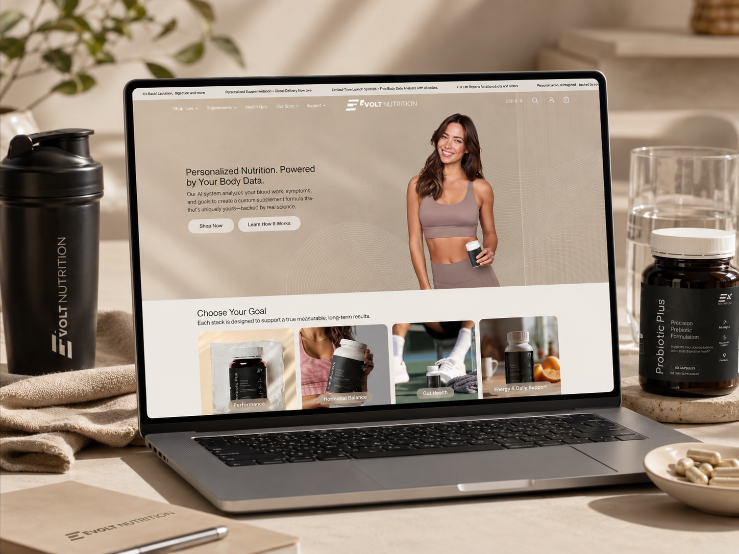 eVolt Nutrition ecommerce case study